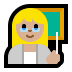 👩🏼‍🏫 woman teacher: medium-light skin tone display on Windows